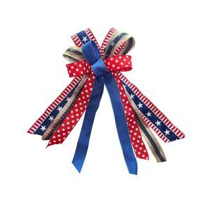 Patriotic Bow 4th July Bow Decorative bow